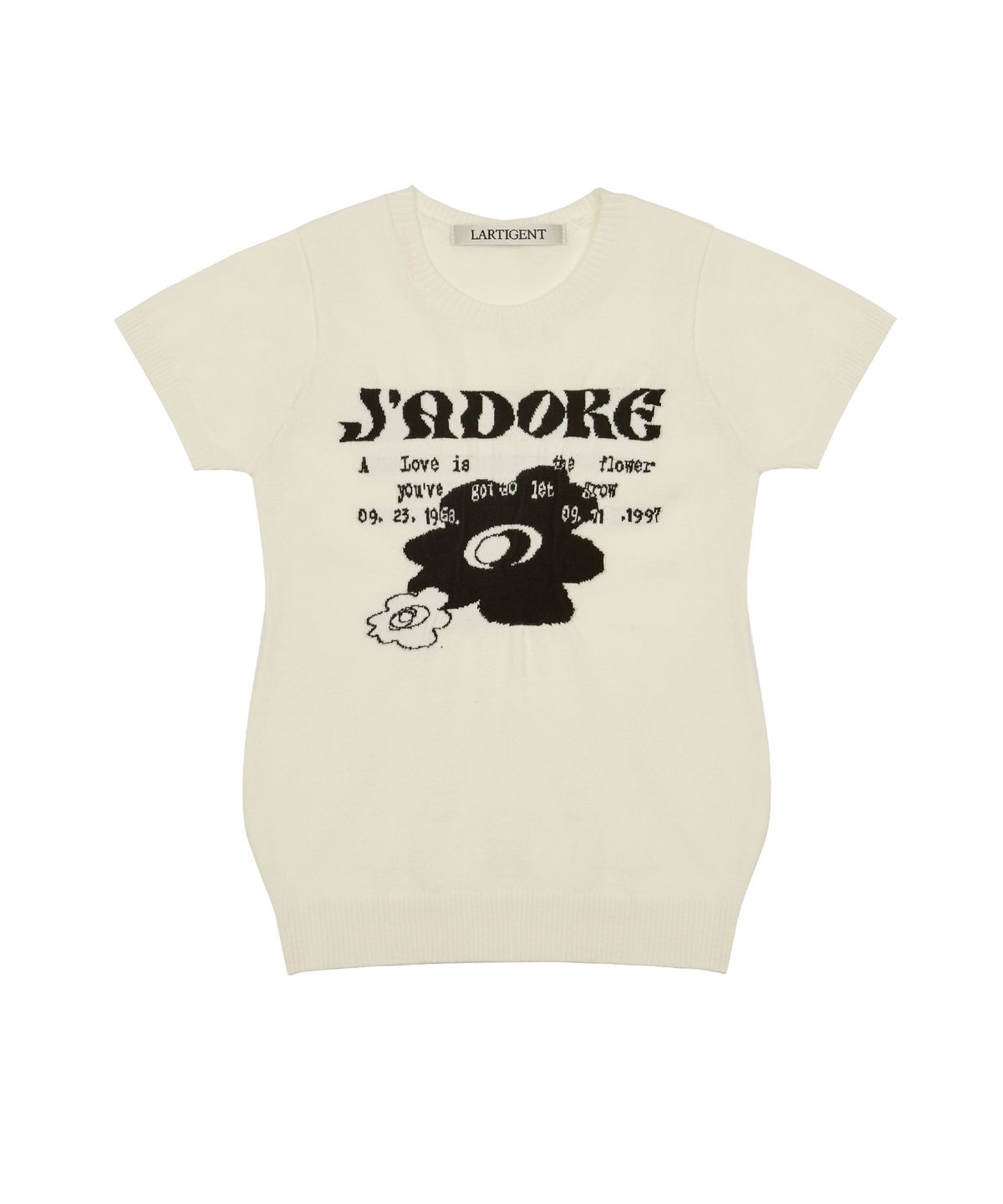 라티젠(LARTIGENT) L3 JADORE FLOWER KNIT(BEIGE)