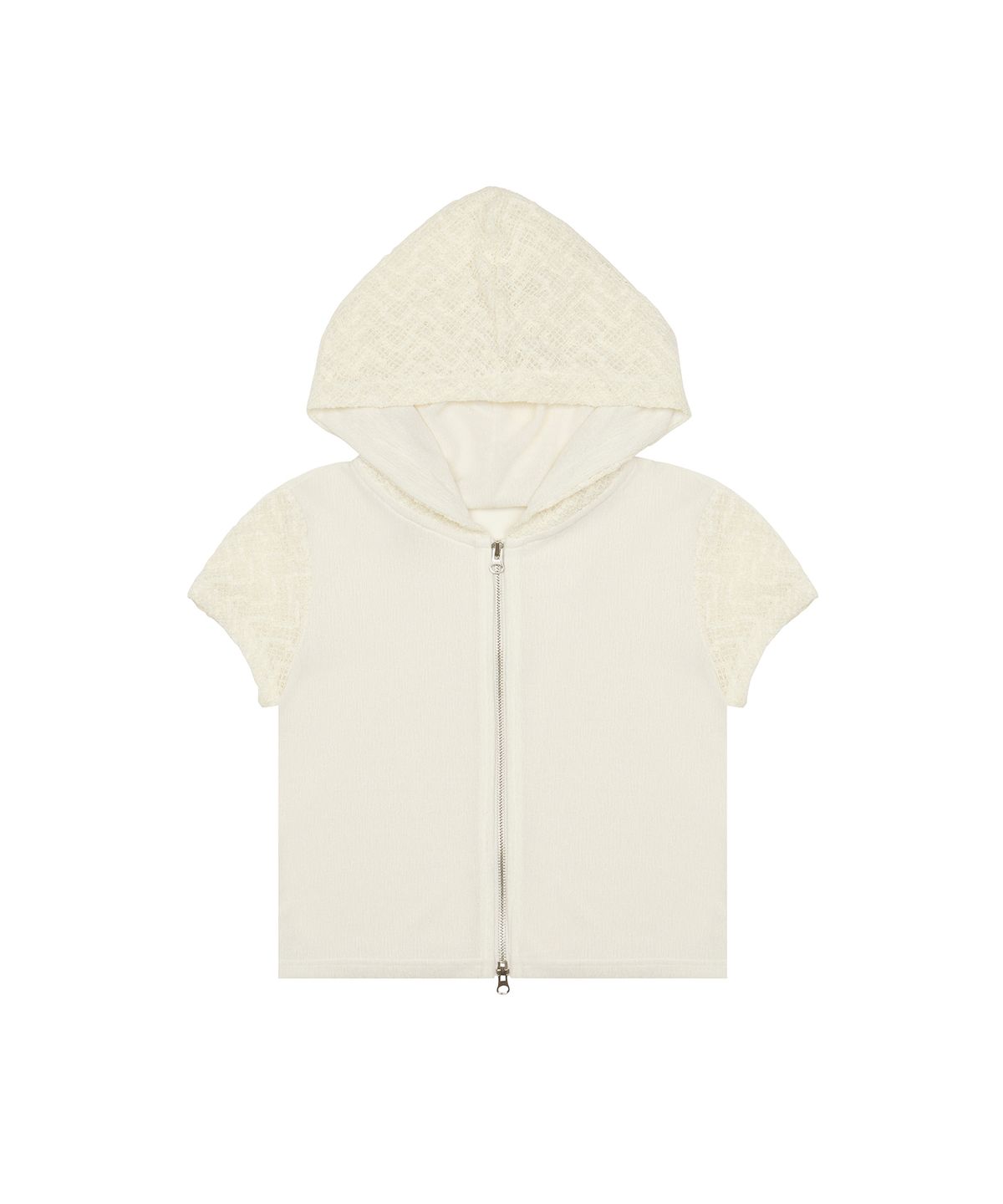 라티젠(LARTIGENT) L3 LACE HOOD ZIP-UP(IVORY)