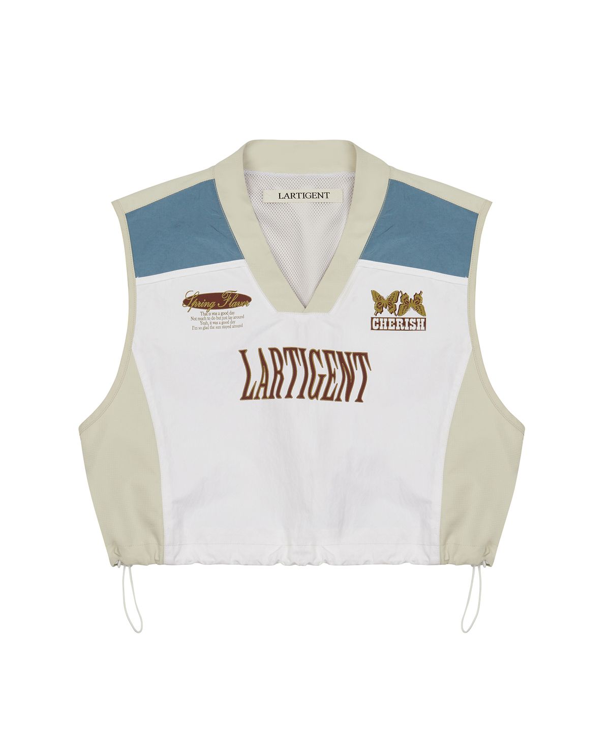 라티젠(LARTIGENT) L3 NYLON STRING VEST(IVORY)