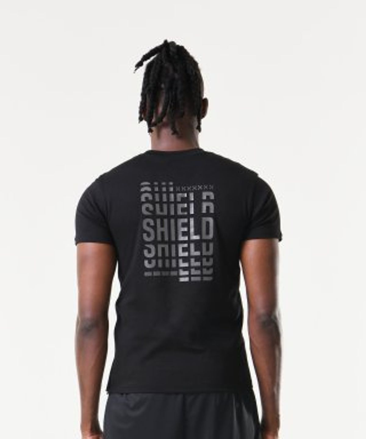 쉴드(SHIELD) 지퍼 인피니티 머슬핏 반팔티