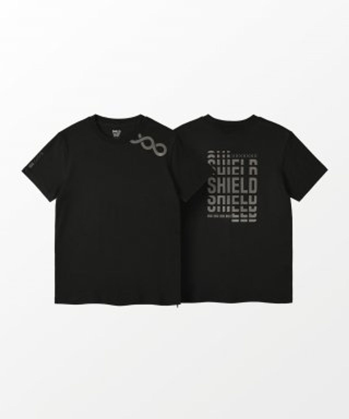 쉴드(SHIELD) 지퍼 인피니티 머슬핏 반팔티