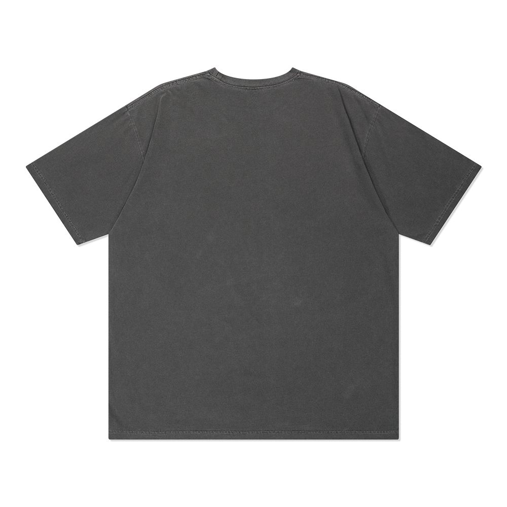 MUSINSA | MAHAGRID PIGMENT ROCK N ROLL BEAR TEE CHARCOAL