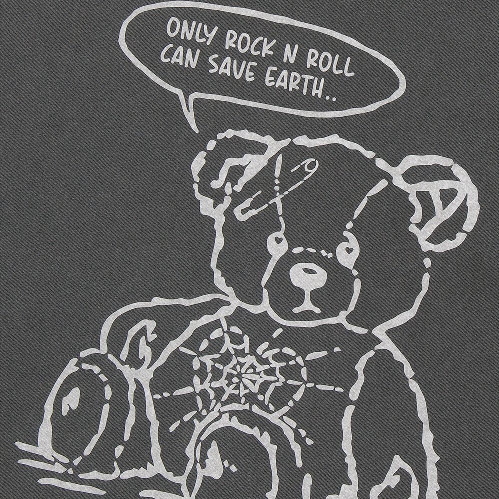 【mahagrid】23SS★ PIGMENT ROCK N ROLL BEAR TEE MUSINSA | MAHAGRID PIGMENT ROCK N ROLL BEAR TEE CHARCOAL