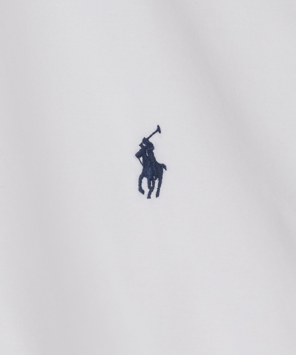 폴로 랄프 로렌(POLO RALPH LAUREN) 커스텀핏 숏슬리브 포플린 셔츠 - 화이트
