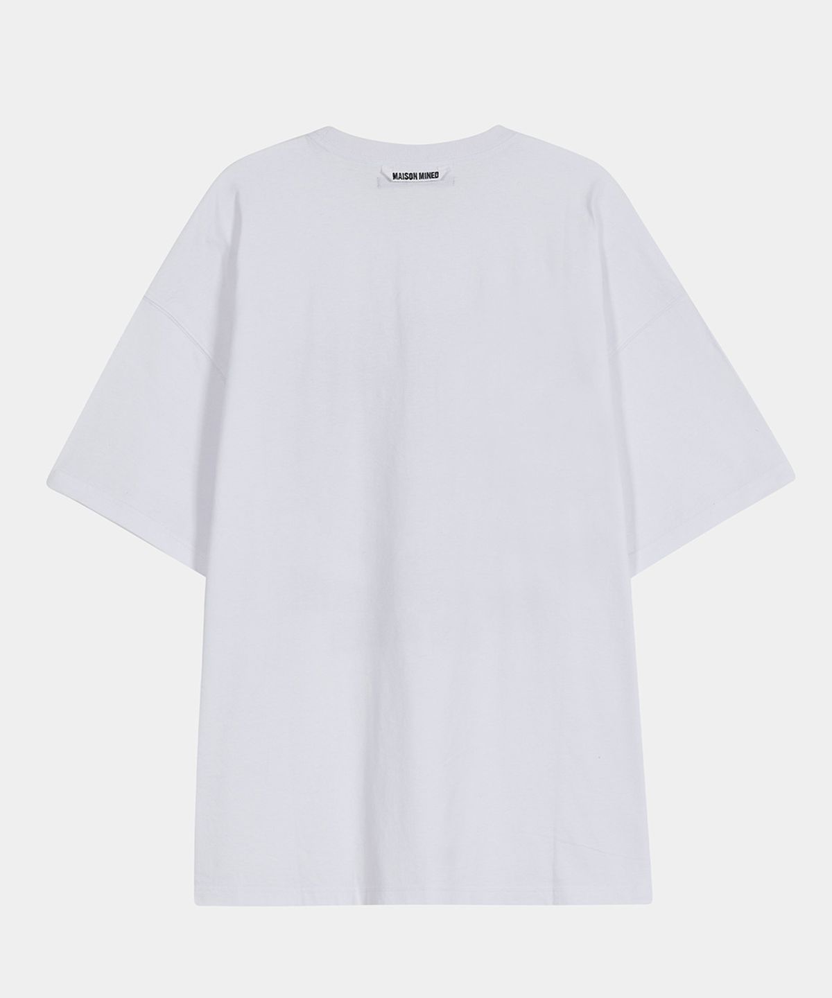메종미네드(MAISON MINED) DOODLE HEART HALF T WHITE SKY