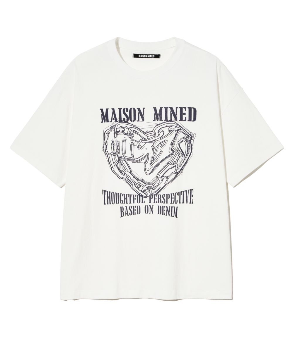 【MAISON MINED】25SS★ MIMD HALF T MAISON MINED 메종미네드 | MAISON MINED 25SS COLLECTION