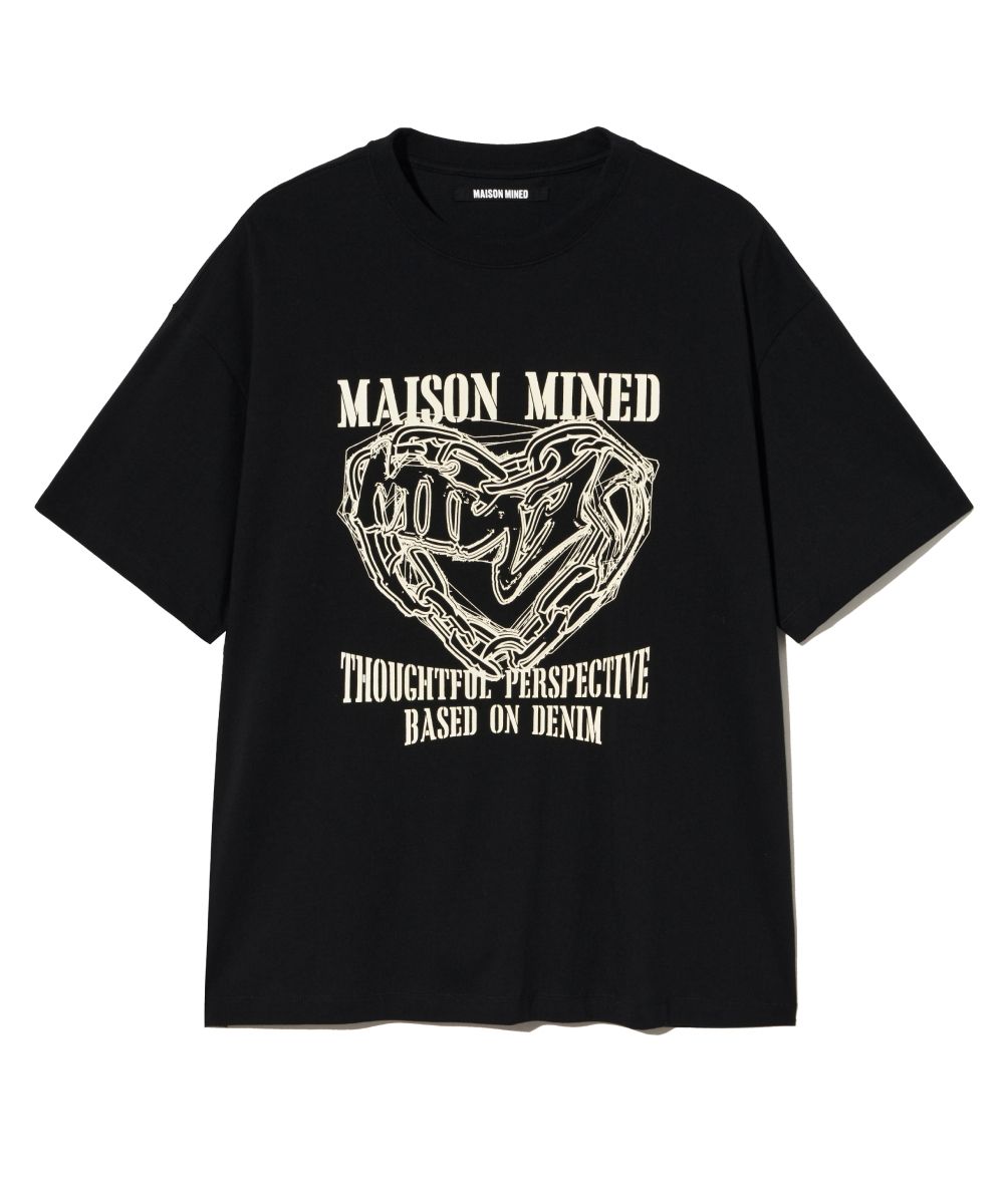 【MAISON MINED】25SS★ MIMD HALF T MAISON MINED 메종미네드 | MAISON MINED 25SS COLLECTION