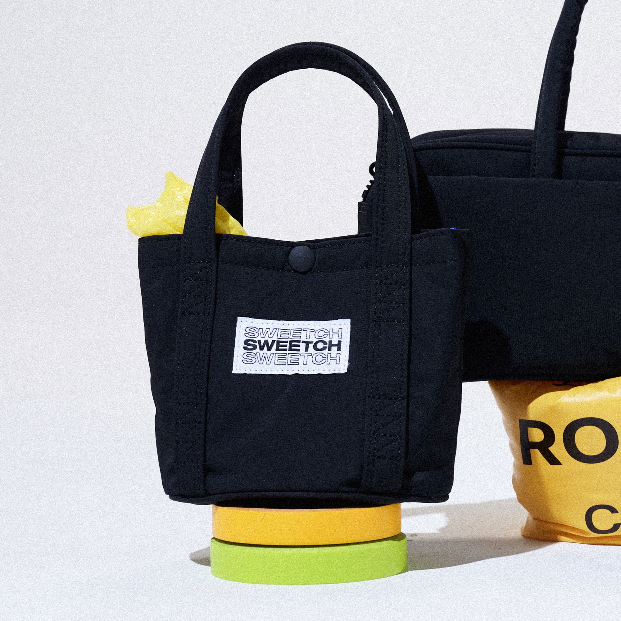MUSINSA公式 | SWEETCH TOTE BRIEF 001 XS Black
