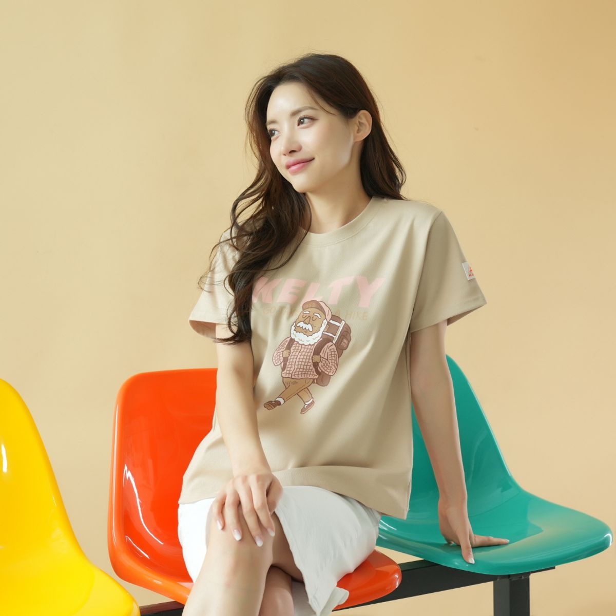 켈티(KELTY) DK 티셔츠 모카