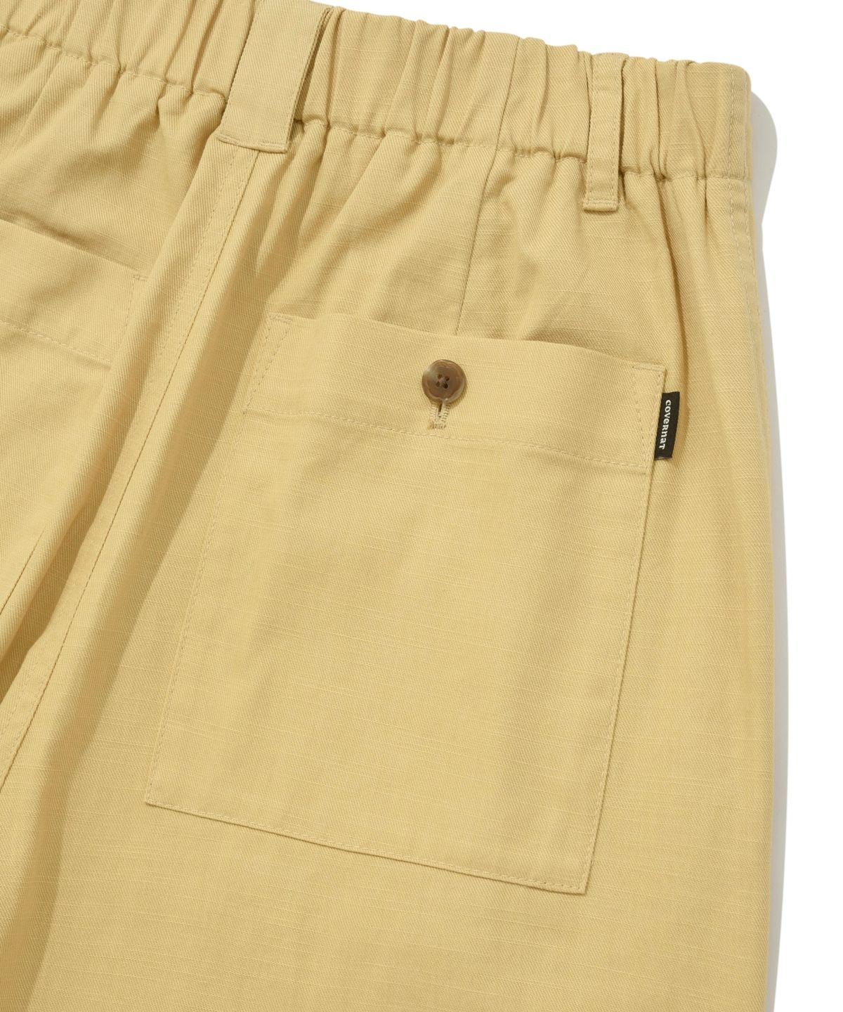 커버낫(COVERNAT) COVERNAT X BOMARKET 코튼 와이드 팬츠 옐로우