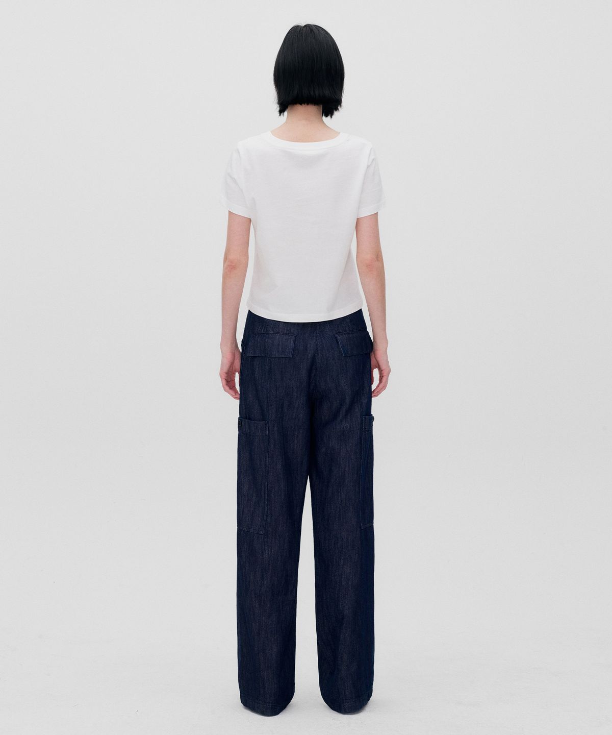 리이(RE RHEE) ORGANIC COTTON T SHIRT WHITE