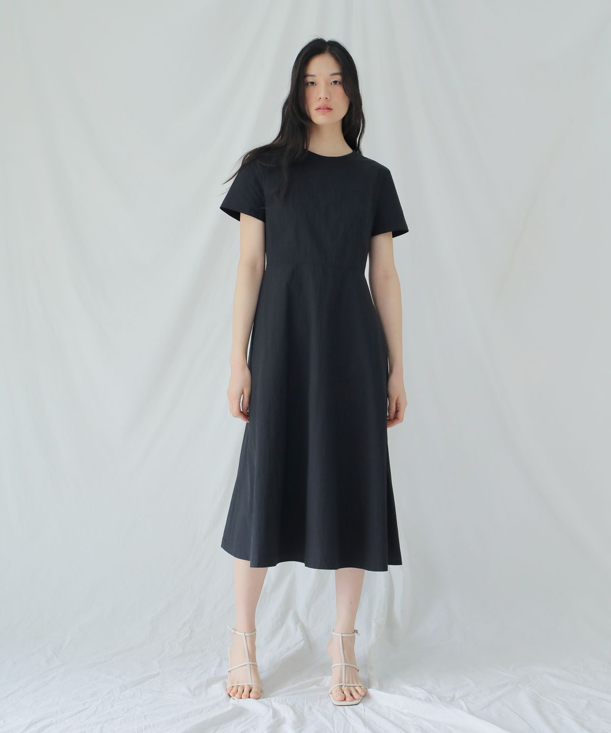 폴앤앨리스(PAUL&ALICE) BUSTIER DETAILED DRESS / BLACK