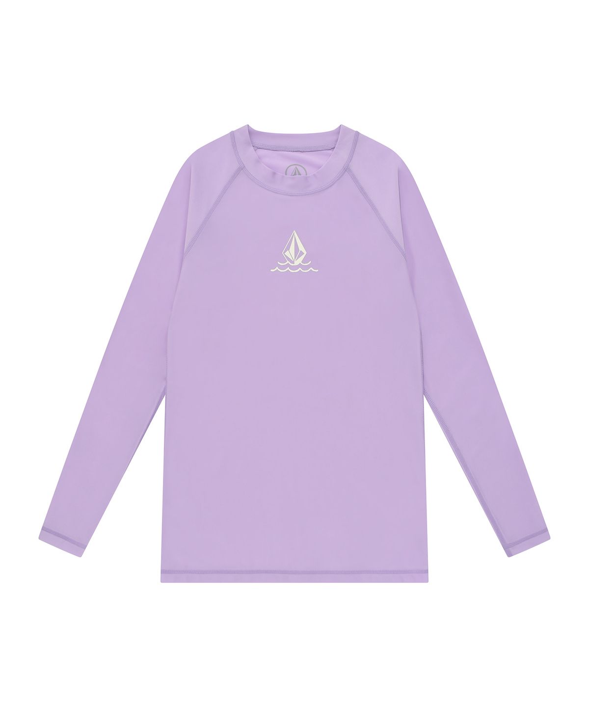 볼컴(VOLCOM) 여성 에센셜 컴포트핏 래쉬가드(라벤더)