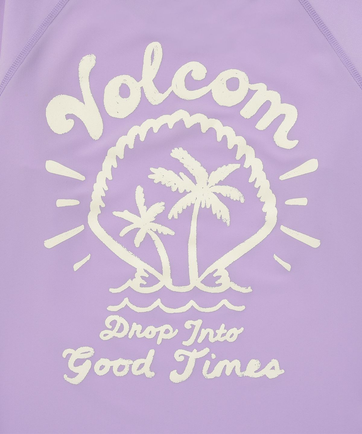 볼컴(VOLCOM) 여성 에센셜 컴포트핏 래쉬가드(라벤더)