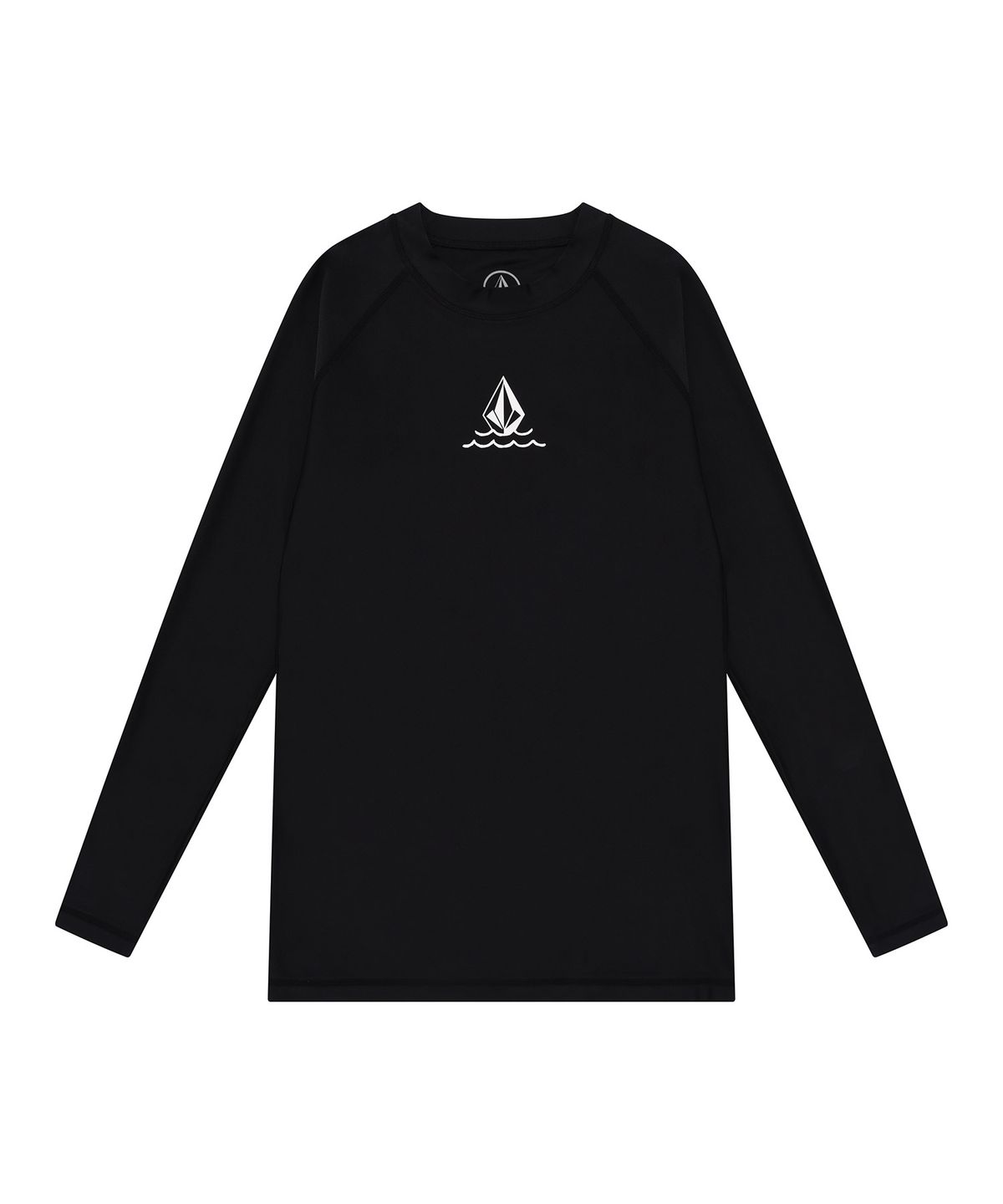 볼컴(VOLCOM) 여성 에센셜 컴포트핏 래쉬가드(블랙)