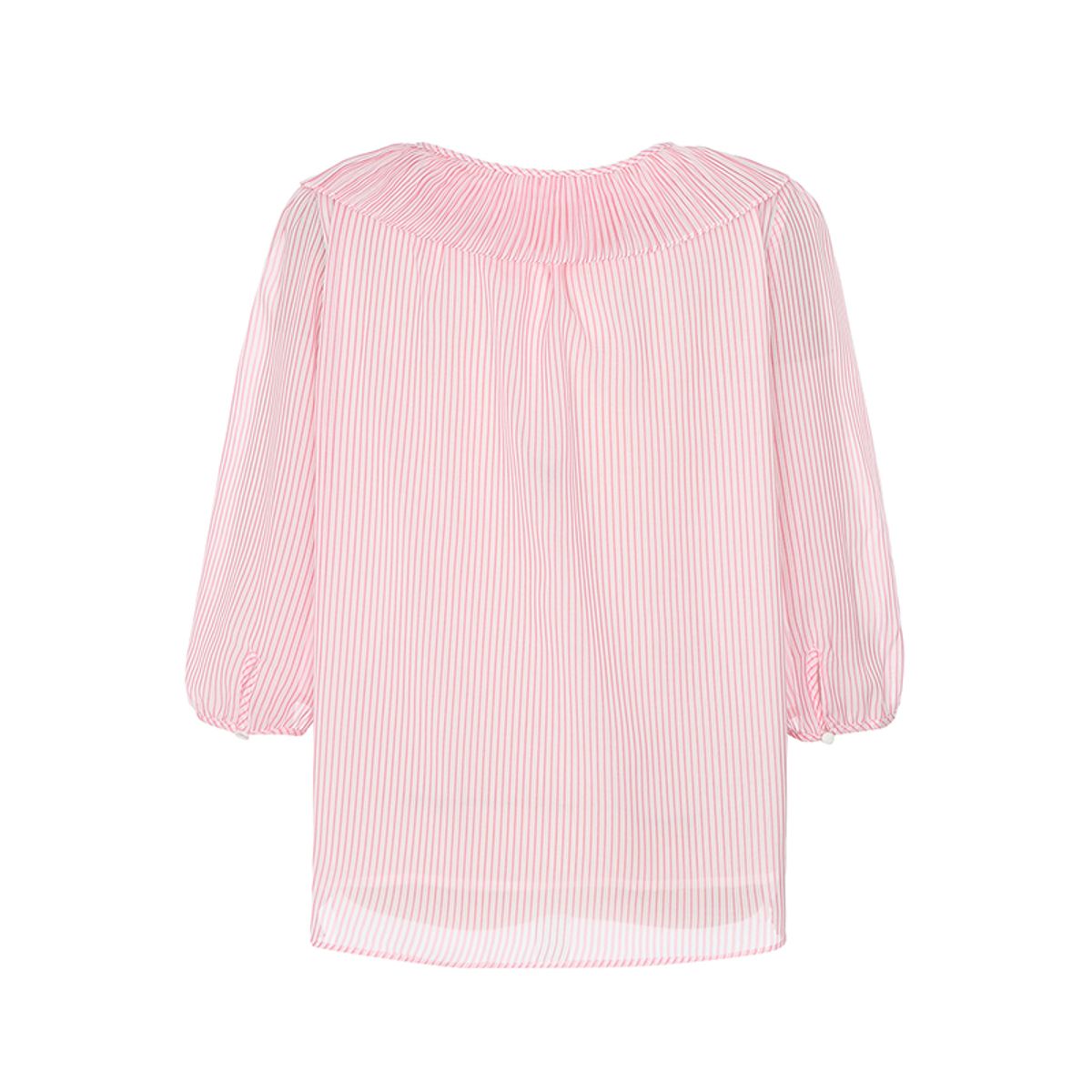 숲(SOUP) 플리티드 칼라 스트라이프 긴팔 셔츠(SZ4LS38)