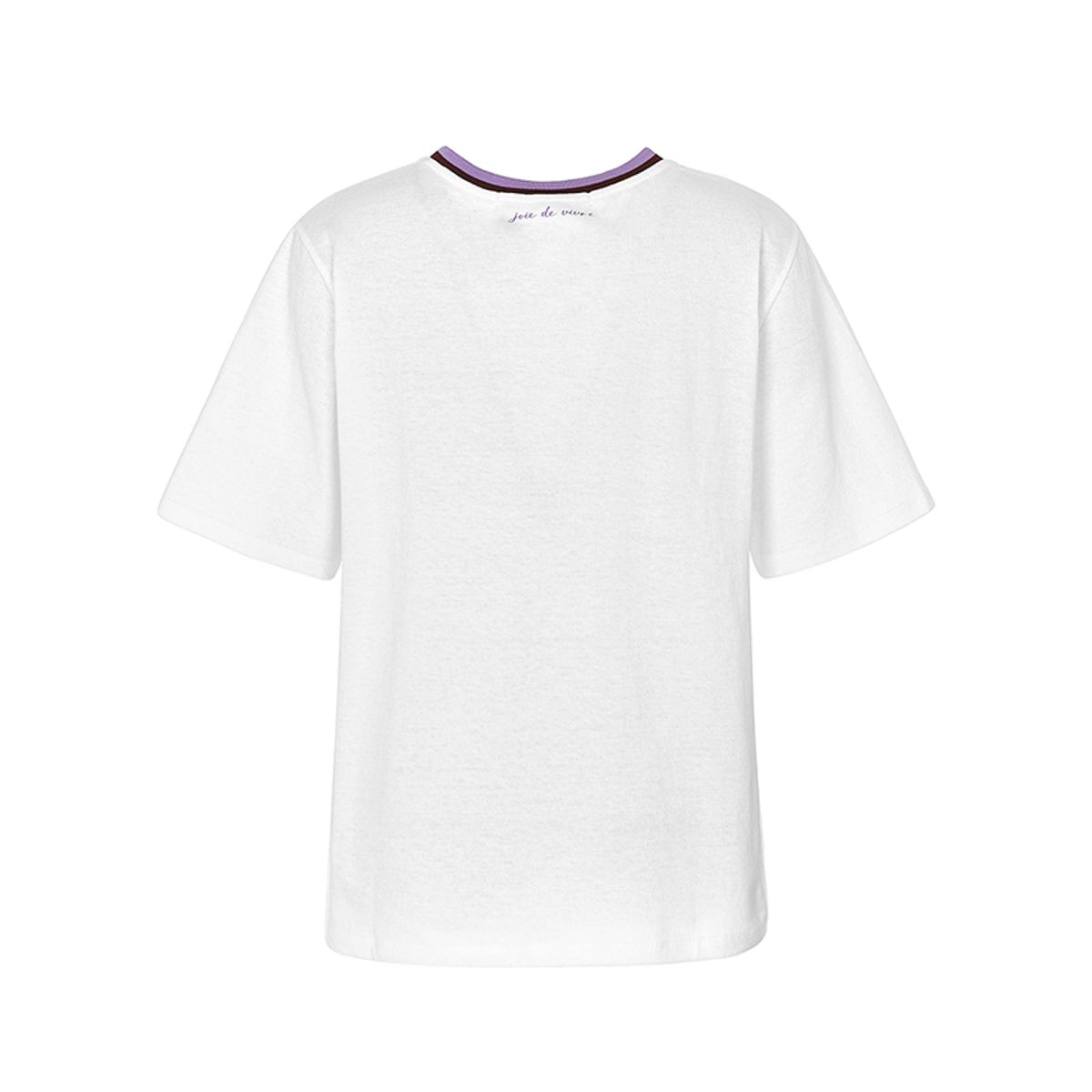 숲(SOUP) 믹스드 컬러 배색 반팔 티셔츠(SZ5ST81)