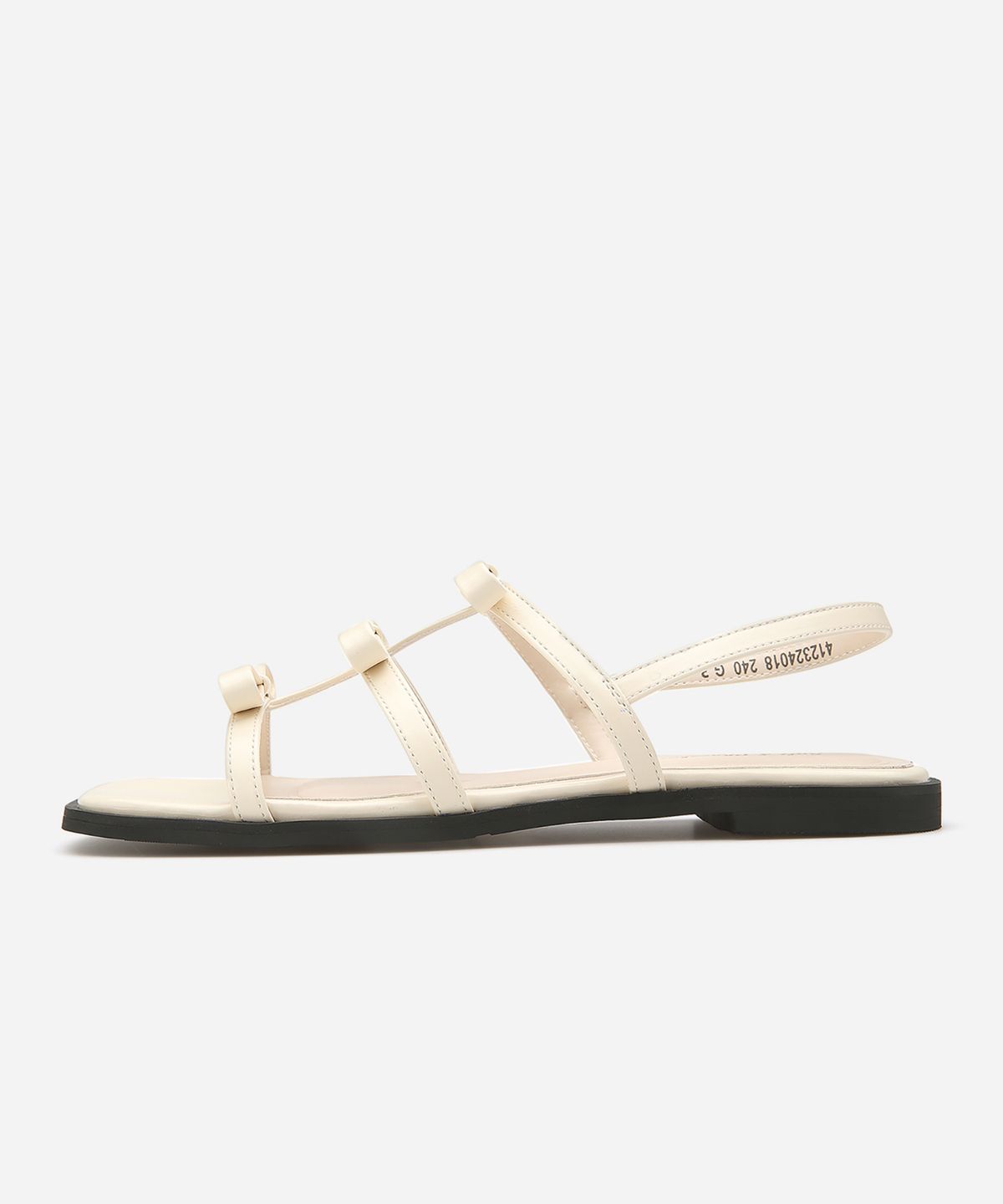 솔트앤초콜릿(SALT AND CHOCOLATE) 스퀘어 토 리본 스트랩 샌들 412324018 (1.5cm/3colors)