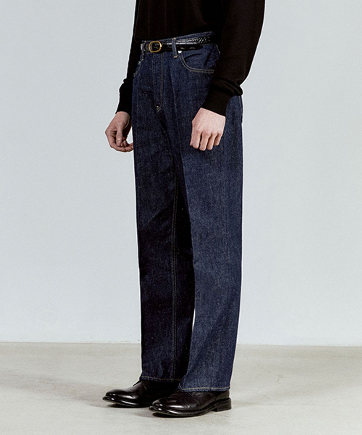 브랜디드(BRANDED) 71009 JAPANBLUE INDIGO NEP JEANS [RELAX STRAIGHT]