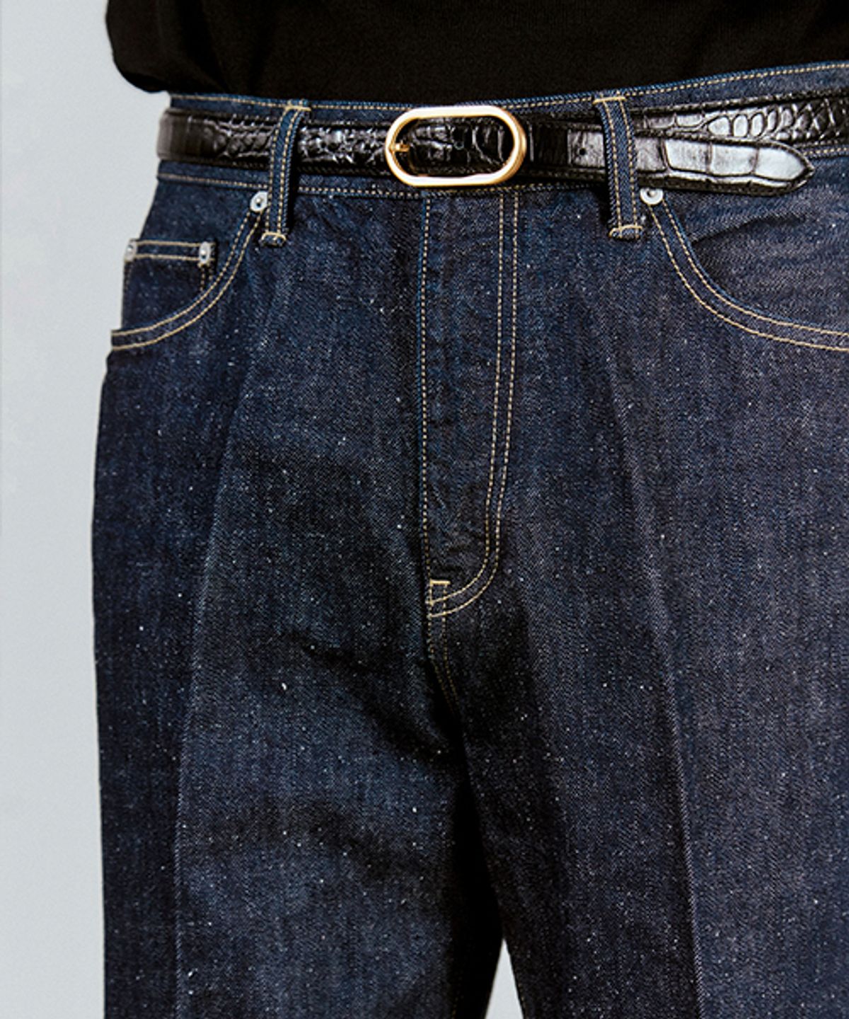 브랜디드(BRANDED) 71009 JAPANBLUE INDIGO NEP JEANS [RELAX STRAIGHT]