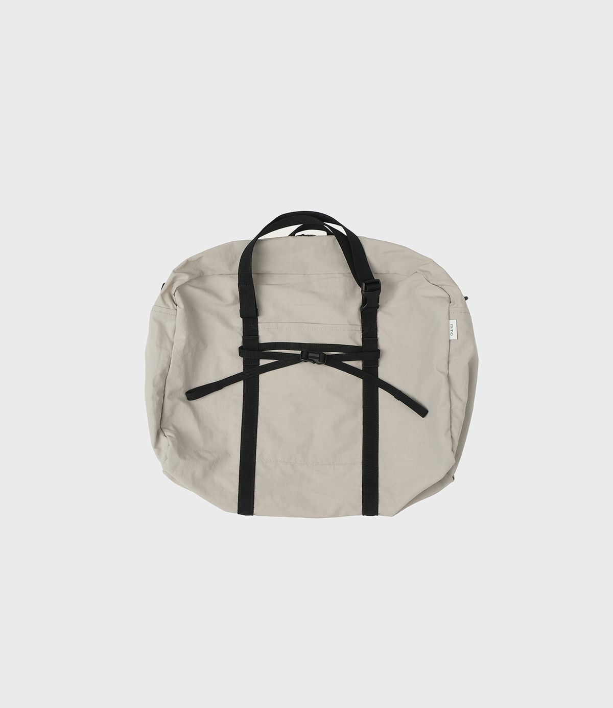 에메모가든(MMOGARDEN) mmo boston bag 075 / nylon slub greige