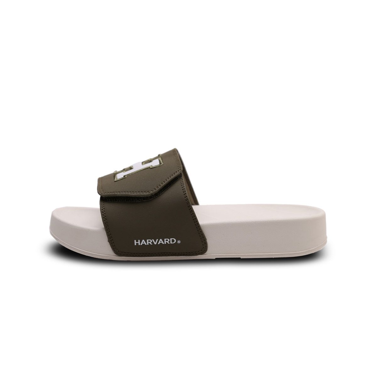 하버드 슈즈(HARVARD SHOES) 다나안 남여공용 슬라이드 슬리퍼 카키