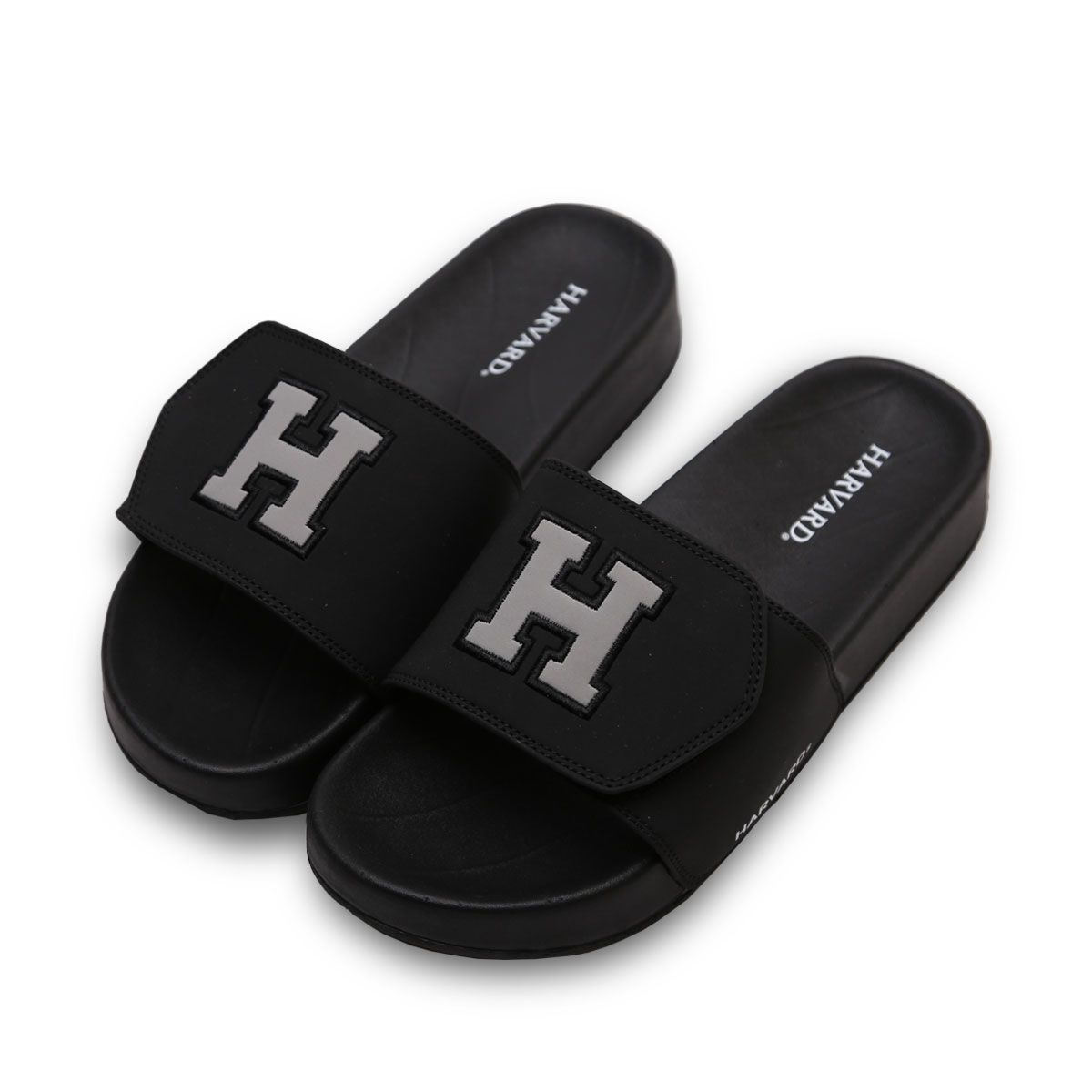 하버드 슈즈(HARVARD SHOES) 다나안 남여공용 슬라이드 슬리퍼 블랙