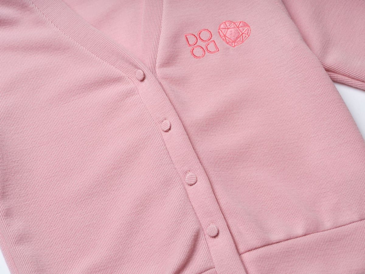 라메종드도도(LA MAISON DE DODO) Simply Dodo Cardigan with Pink Diamond  가디건
