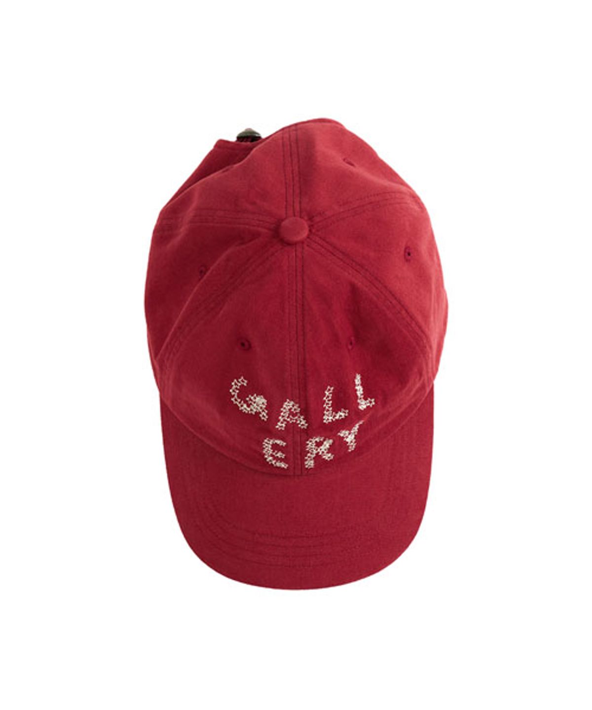 1011갤러리(1011 GALLERY) Gallery Embroidered Ball Cap_Red