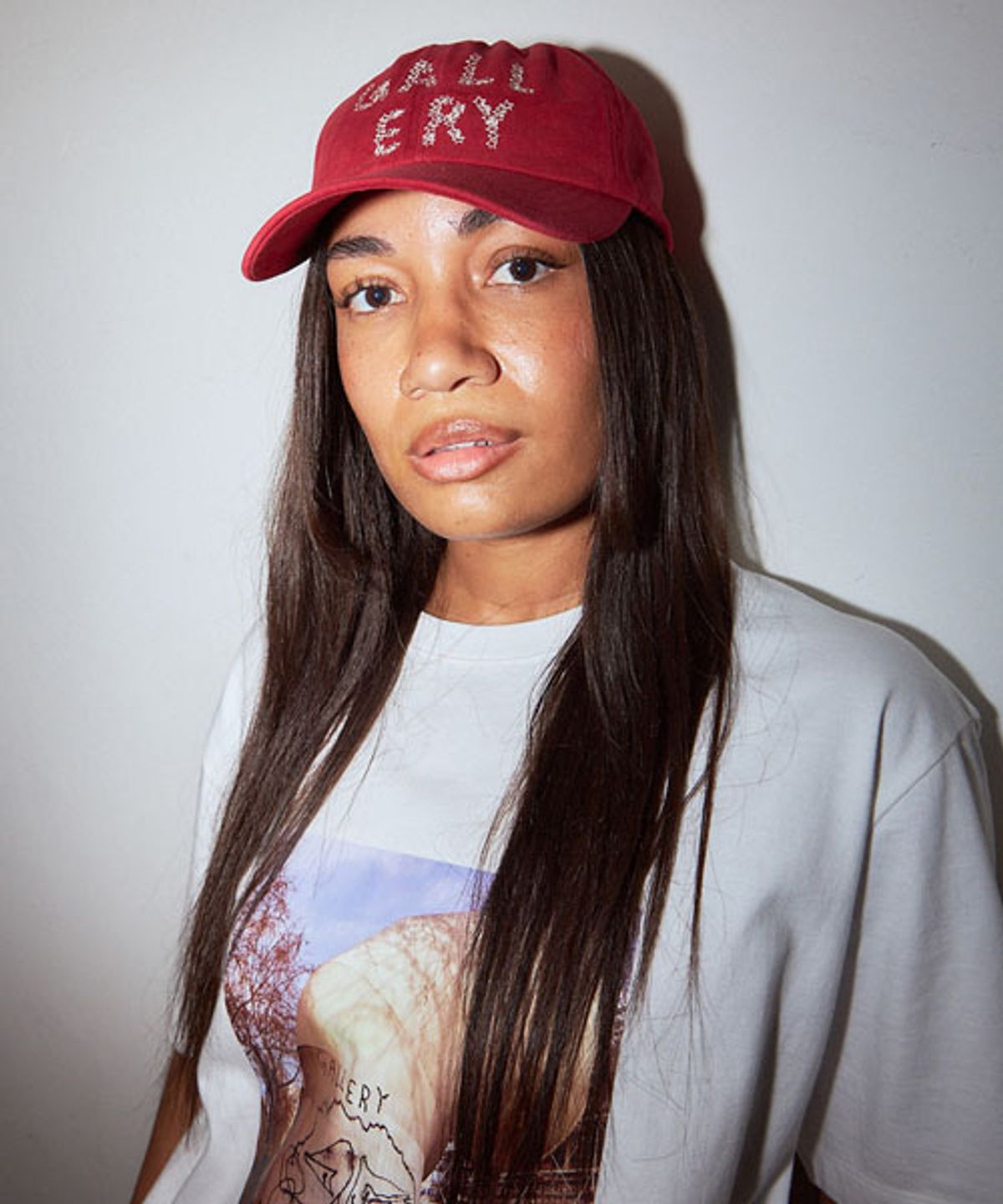 1011갤러리(1011 GALLERY) Gallery Embroidered Ball Cap_Red