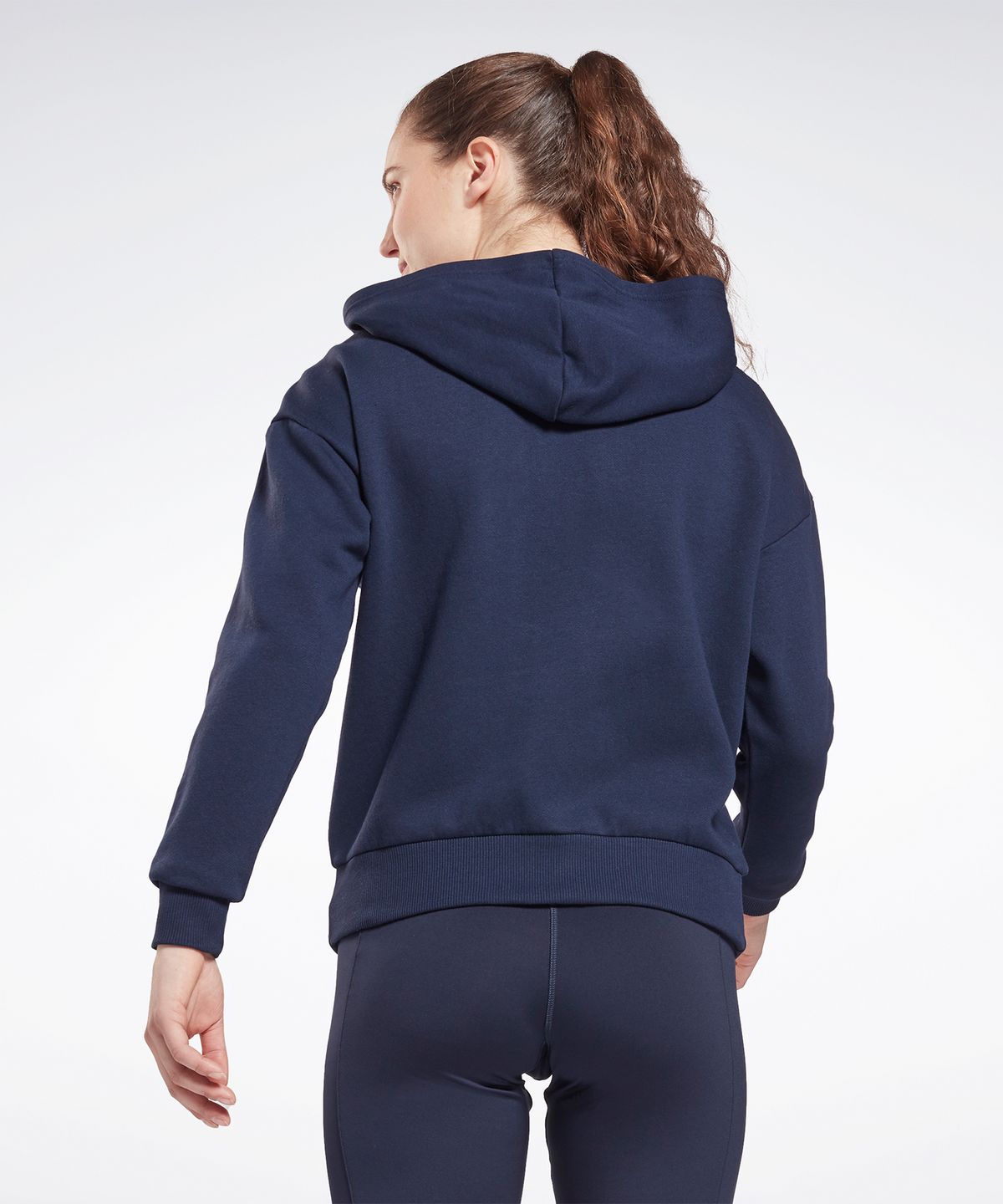 리복(REEBOK) Piping Pack 후드 집업 - 네이비 / GS9344