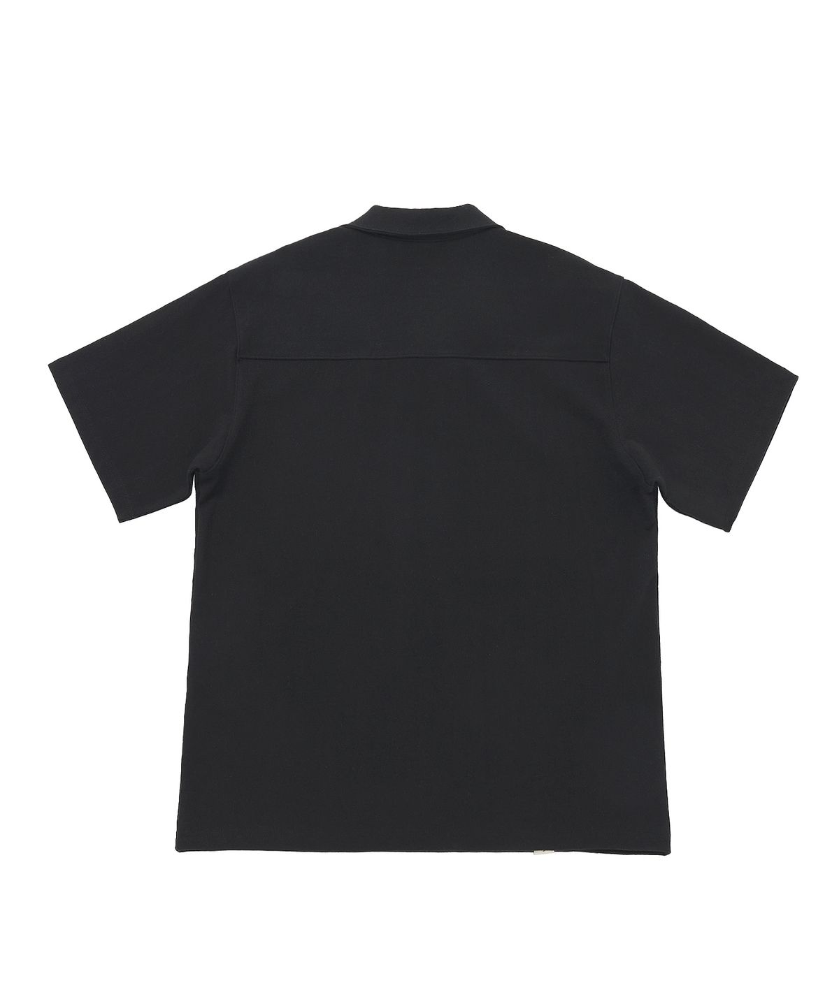 어낫띵(A NOTHING) N-BT POCKET 1/2 COLLAR-TEE (Black)