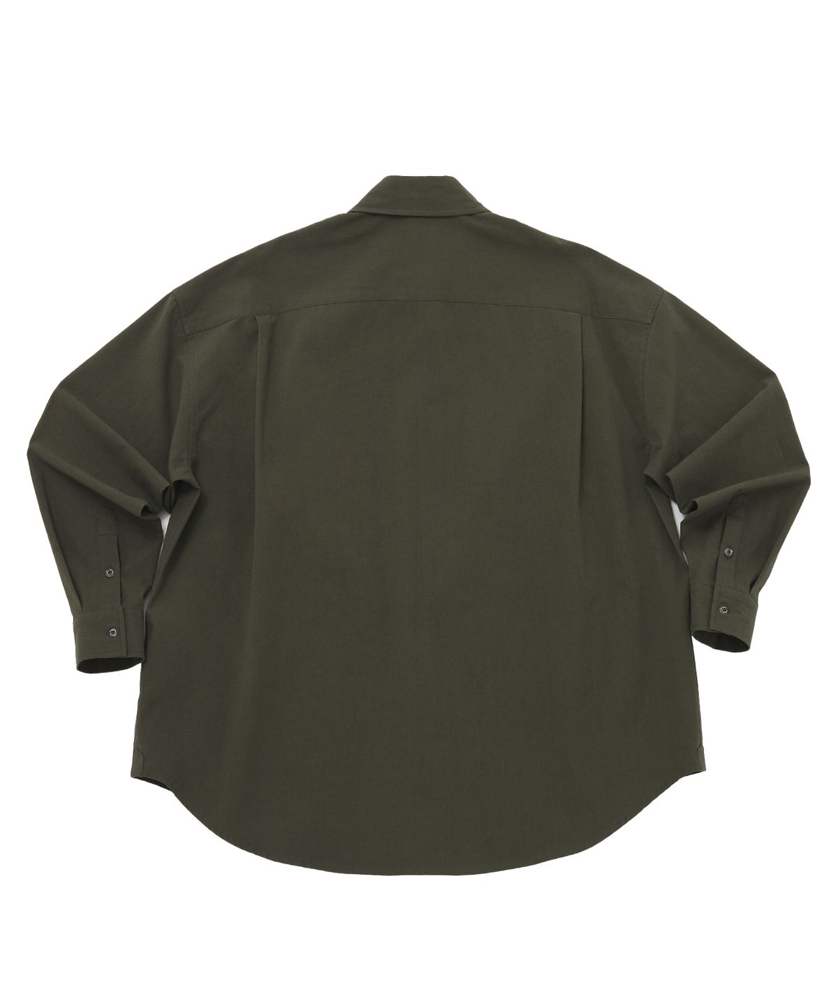 어낫띵(A NOTHING) EARTH-COLOR PLEATS SHIRT (Dense Forest)