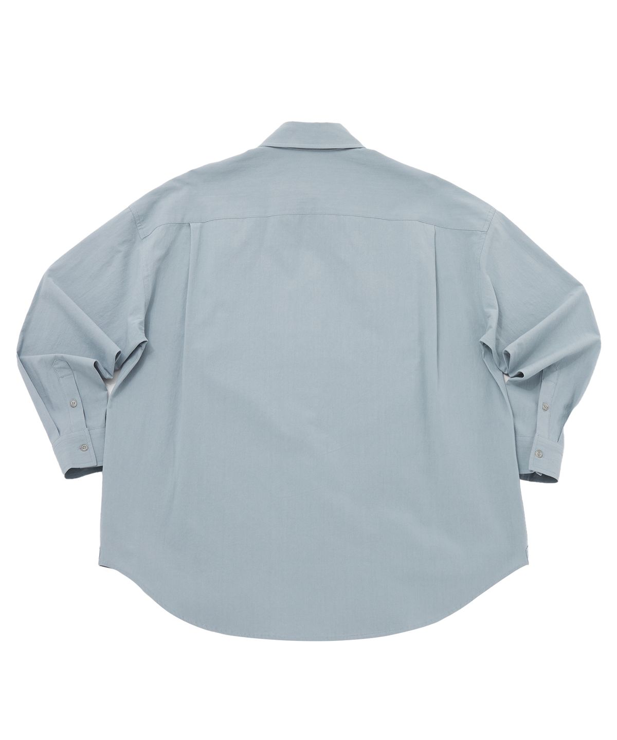 어낫띵(A NOTHING) EARTH-COLOR PLEATS SHIRT (Cloudy Sky)