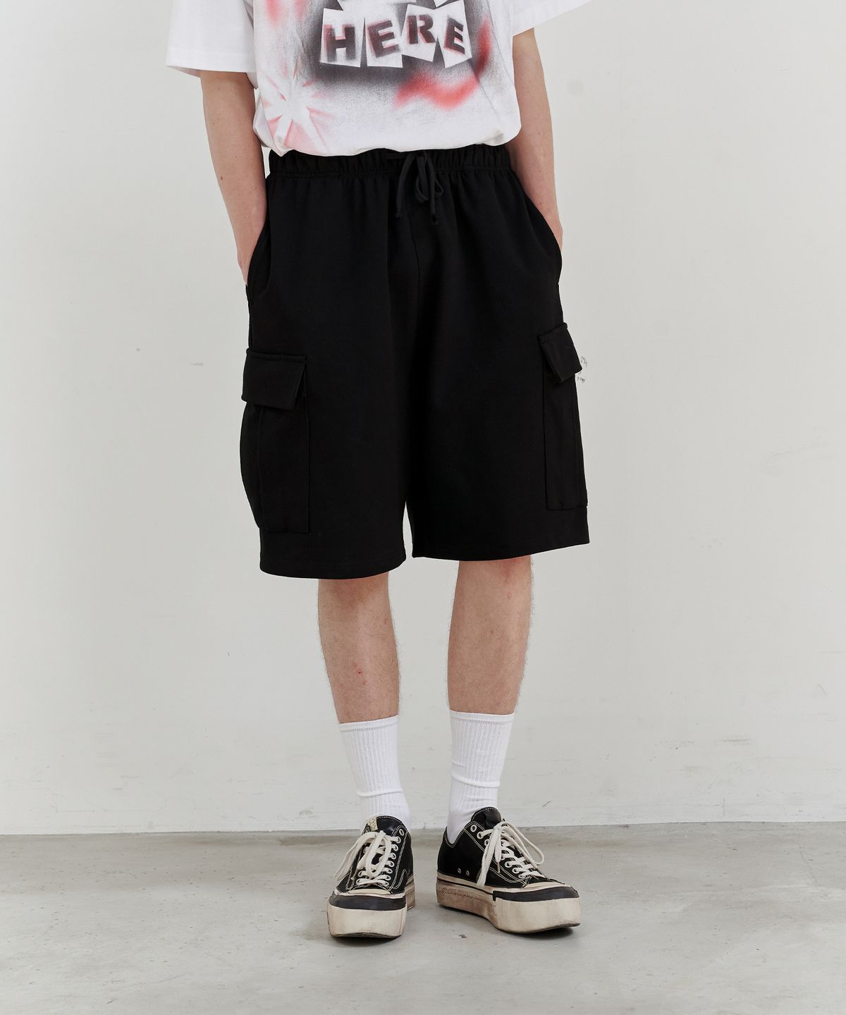 엔도어(ENDOOR) Bass cargo shorts (black)