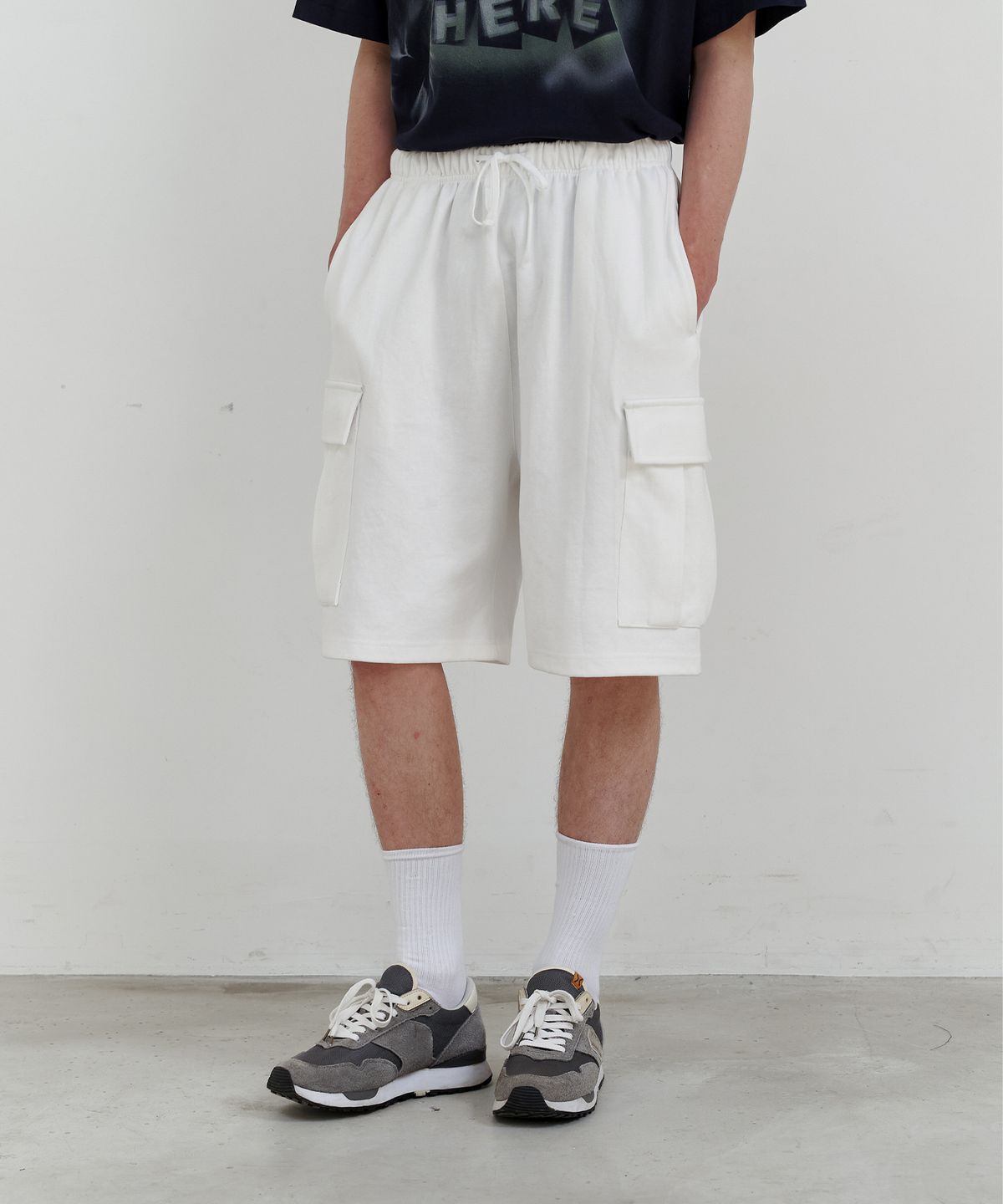엔도어(ENDOOR) Bass cargo shorts (off white)