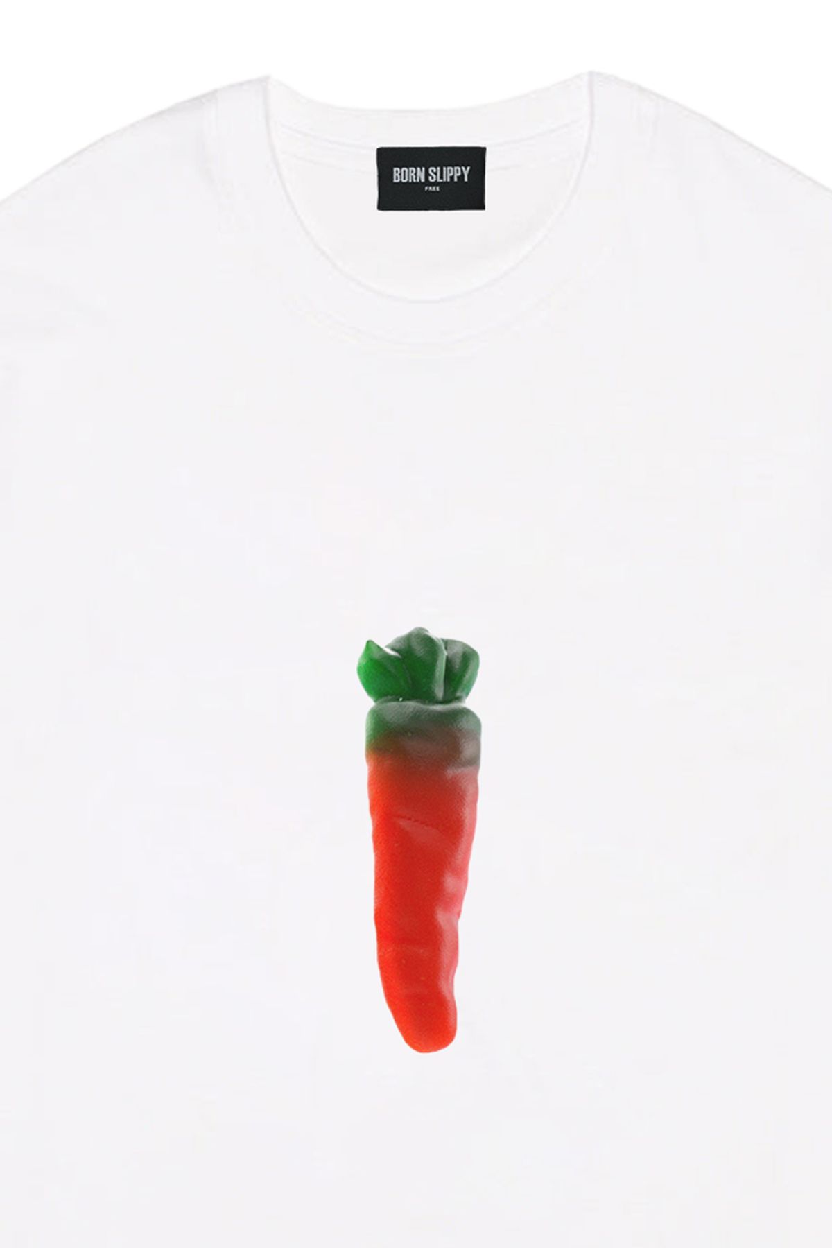 본슬리피(BORN SLIPPY) Carrot Jelly T-shirt (White)