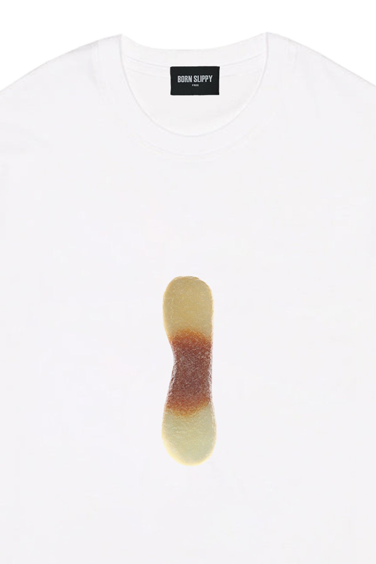 본슬리피(BORN SLIPPY) Cola Tongue Jelly T-shirt (White)