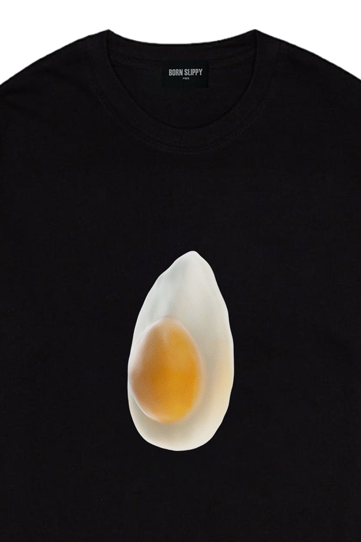 본슬리피(BORN SLIPPY) Egg Jelly T-shirt (Black)