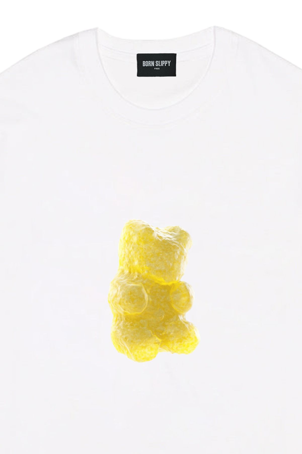 본슬리피(BORN SLIPPY) Gummy Bear(Yellow) T-shirt (White)