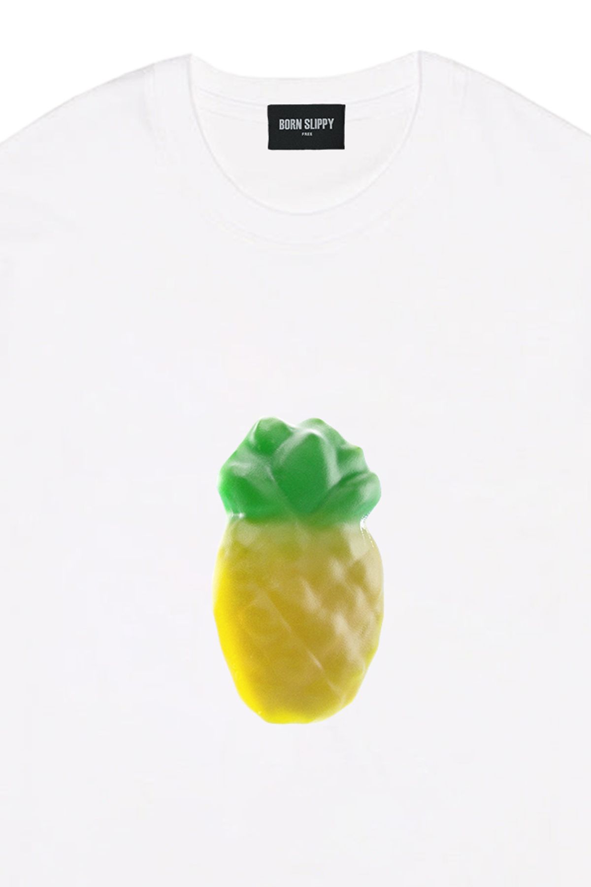 본슬리피(BORN SLIPPY) Pineapple Jelly T-shirt (White)