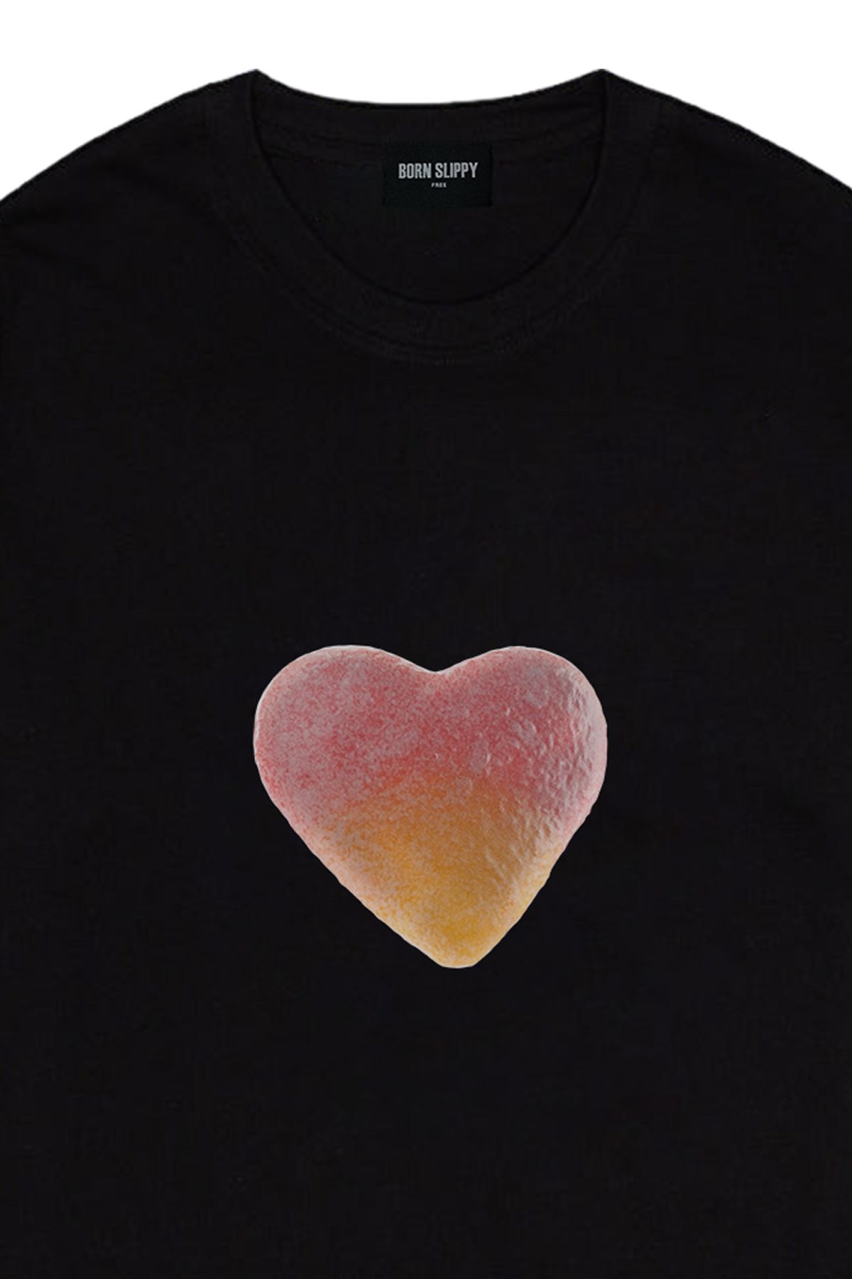본슬리피(BORN SLIPPY) Sour Heart Jelly T-shirt (Black)