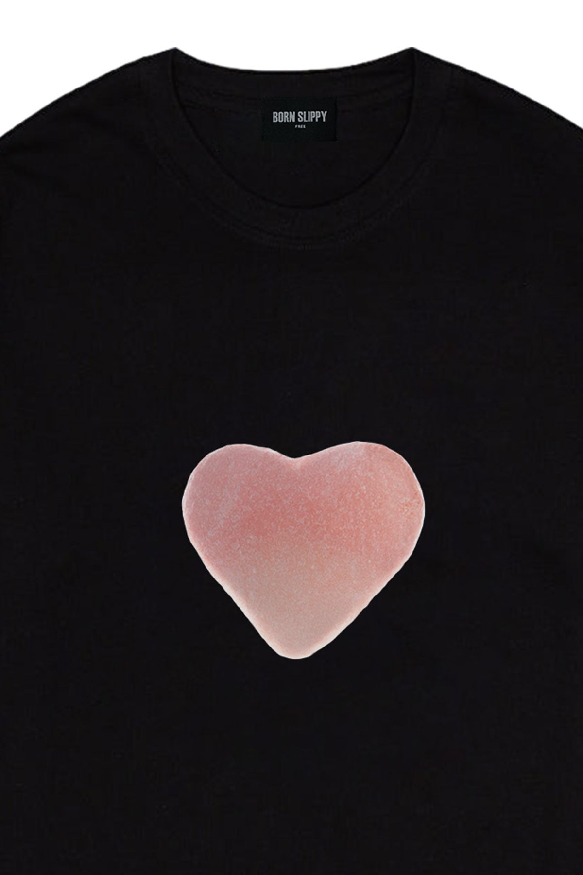 본슬리피(BORN SLIPPY) Sugar Heart Jelly T-shirt (Black)
