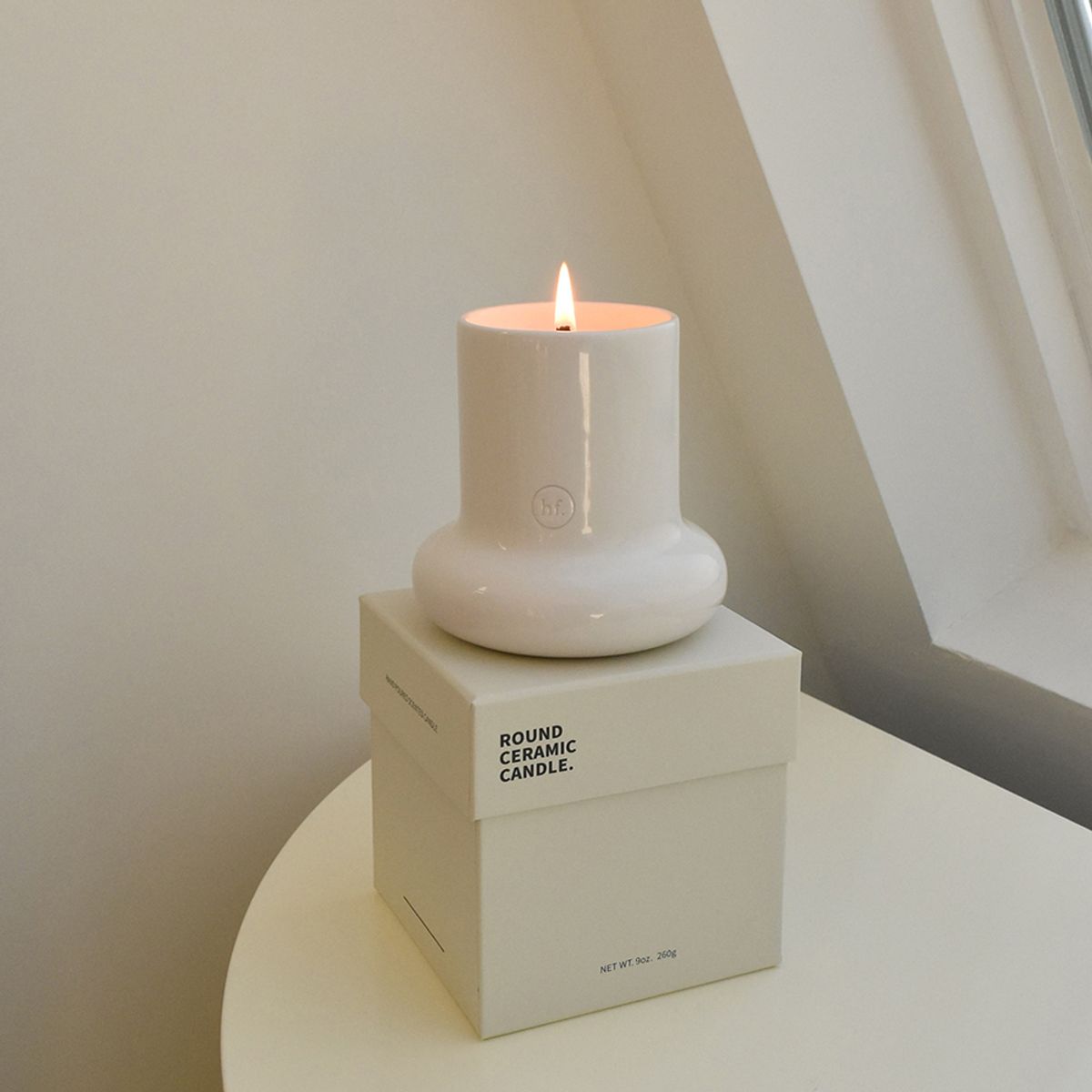 허니플라밍고(HONEY FLAMINGO) Round ceramic candle (세가지 향)