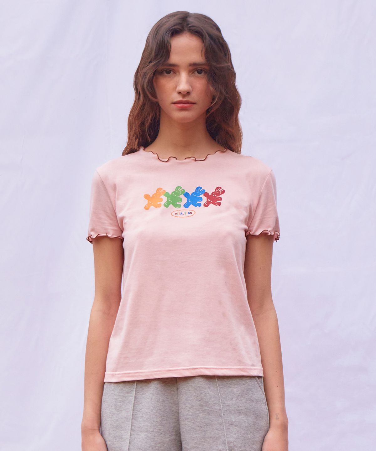 바이탈싸인(VITALSIGN) Rabbit Interlock T-Shirt (2colors)