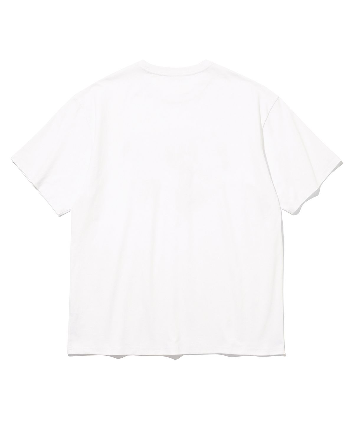 니티드(KNITTED) 빈티지 하트 티셔츠 WHITE-CHARCOAL