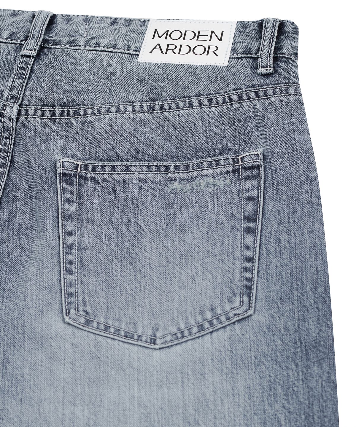 모덴아르더(MODEN ARDOR) 이지 루즈 데님 팬츠 (중청)