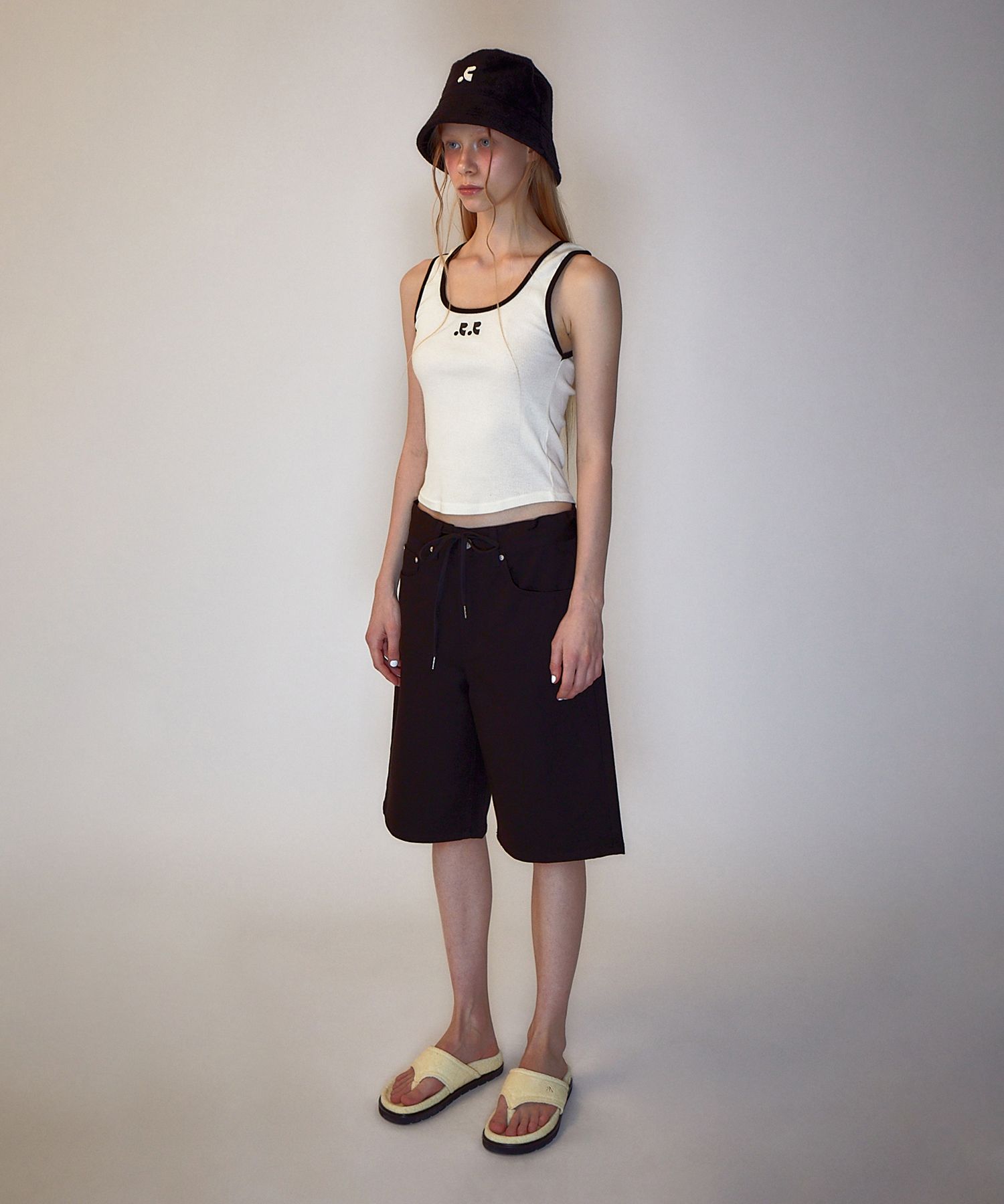 ☆【Rest&Recreation】☆RR LOGO EMBROIDERY COTTON SHORT.S☆ MUSINSA | REST&RECREATION RR LOGO EMBROIDERY COTTON SHORTS BLACK