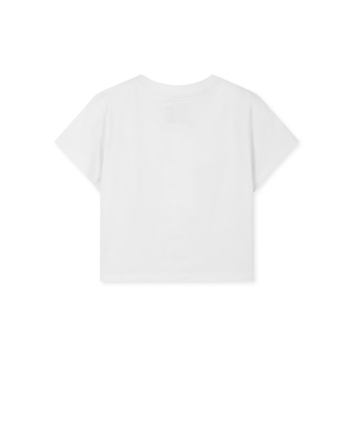 마뗑킴(MATIN KIM) MATIN KIM LOGO CROP TOP IN WHITE