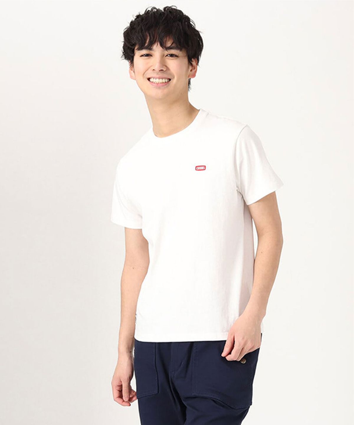 첨스(CHUMS) 부비 로고 티셔츠 White / CH01-2279